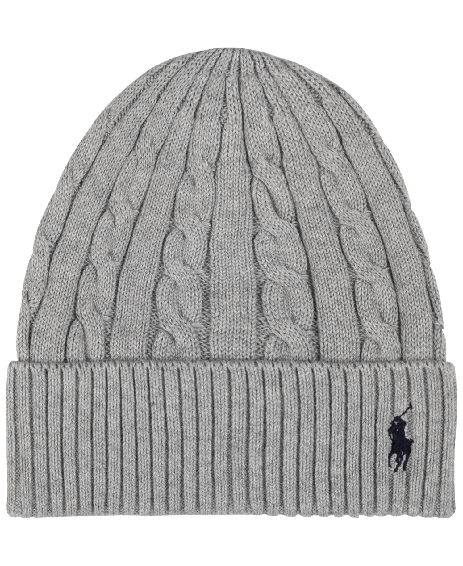 Men's Cashmere Cable Beanie Hat