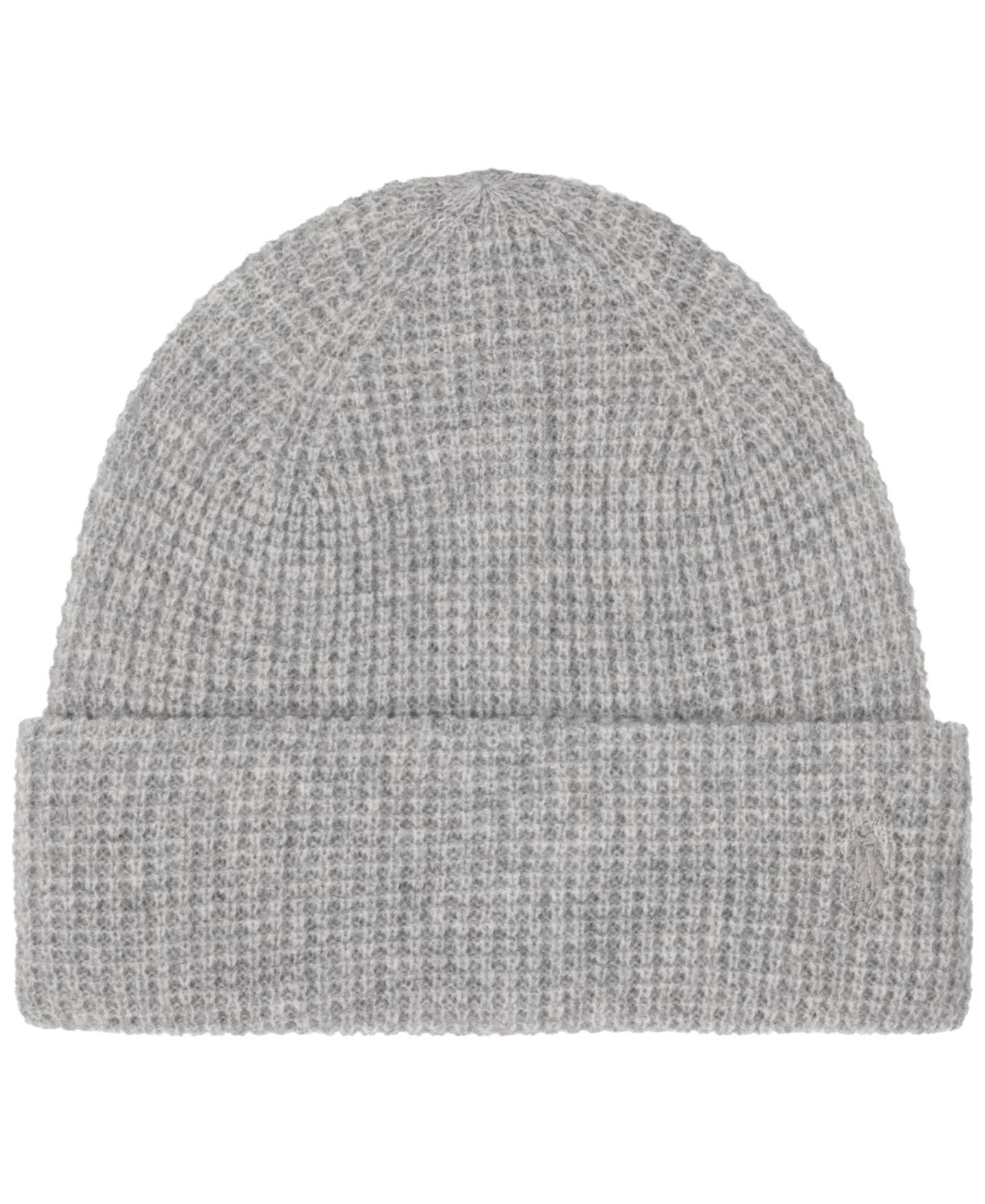 Мужская шапка Polo Ralph Lauren Spa Thermal Knit Beanie Hat, цвет: Меланжевый — фото 1