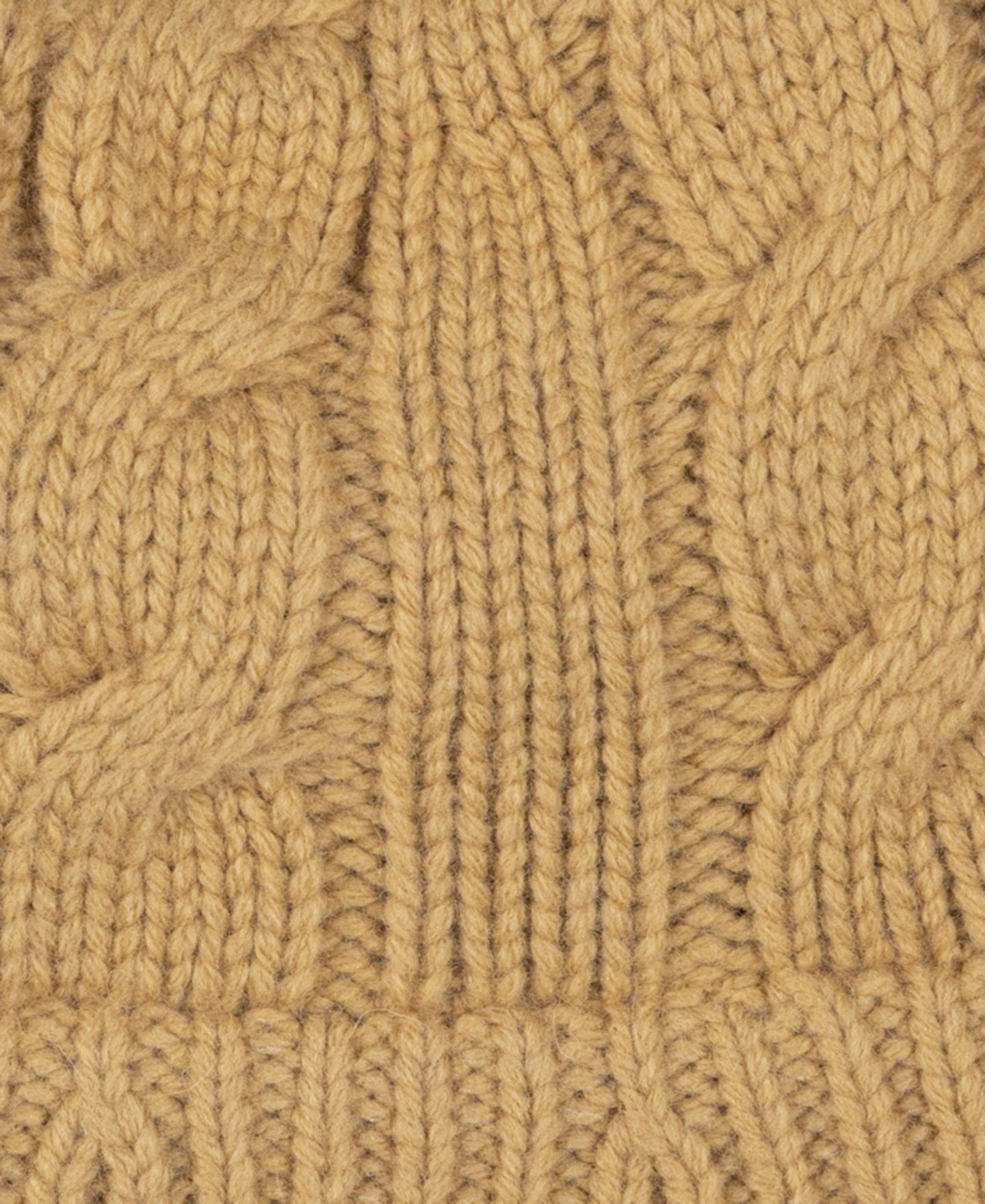 Мужская панама Polo Ralph Lauren Cable Knit Bucket Hat, цвет: Верблюжий — фото 3