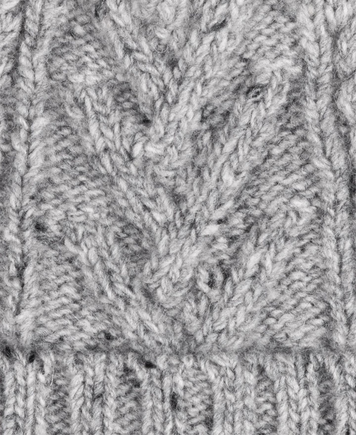 Мужская шапка Polo Ralph Lauren Aran Tweed Beanie Hat, цвет: Меланжевый — фото 4