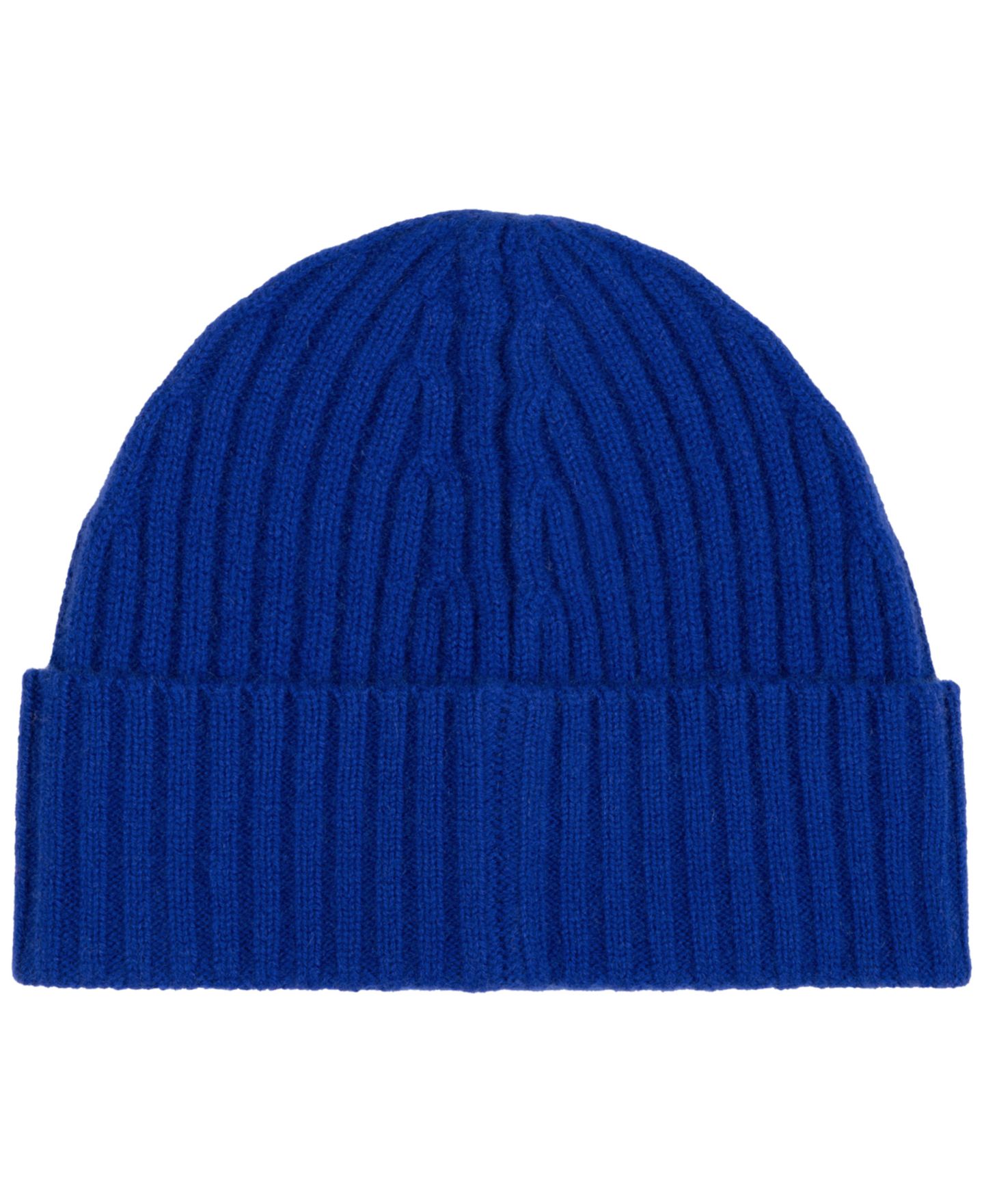 Мужская шапка Polo Ralph Lauren Cashmere Rib Beanie Hat, цвет: Королевский синий — фото 2