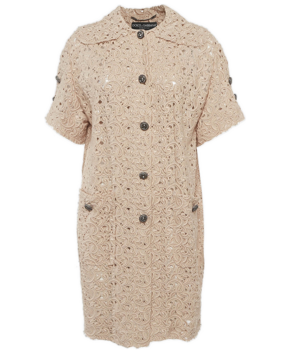 Pre-Owned Dolce & Gabbana Women's Pre-Owned Dolce and Gabbana Lace Sheer Coat