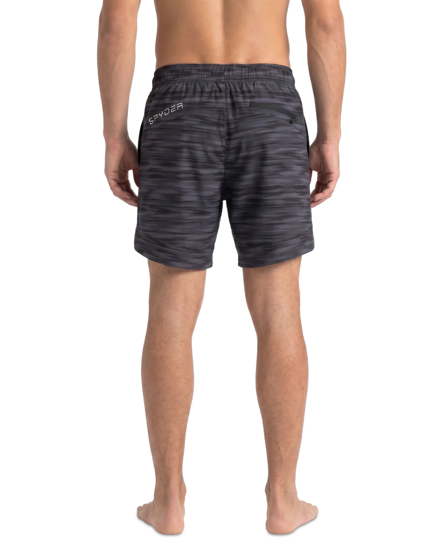 Men's Jute Print Scallop 7.5" Volley Swimsuit