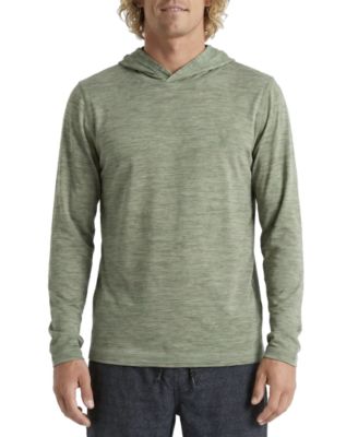 Men's Classic Heather Hooded Long-Sleeve Rash Guard