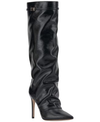 Women's Paeril Buckle Slouch Stiletto Boots, Regular & Wide Calf