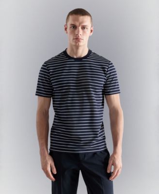 Men's Coolmax Slim-Fit Striped T-Shirt