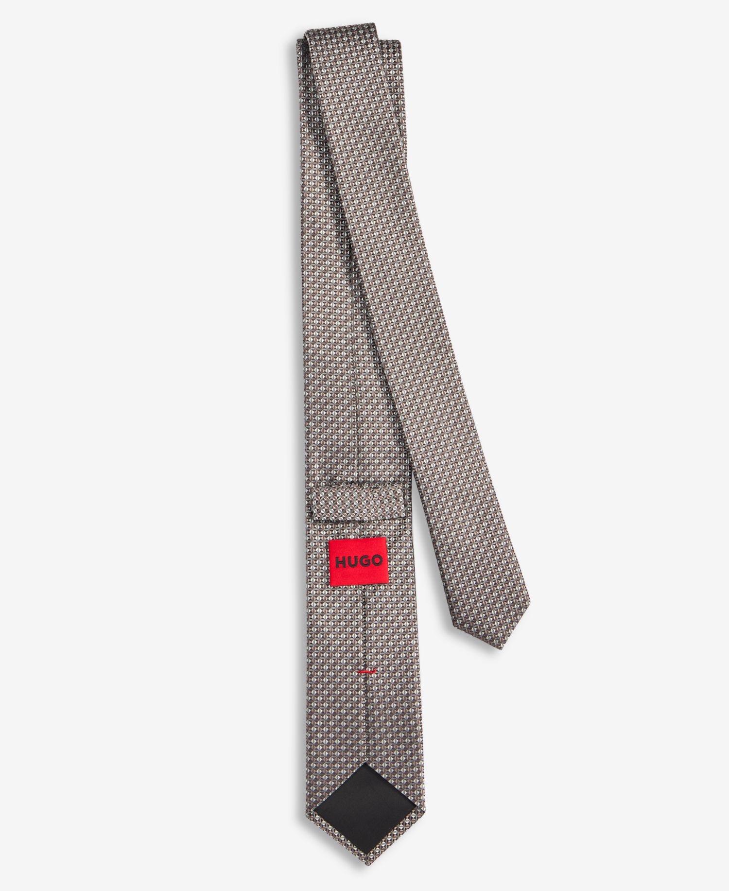 BOSS by Men's Neat Silk Skinny Tie