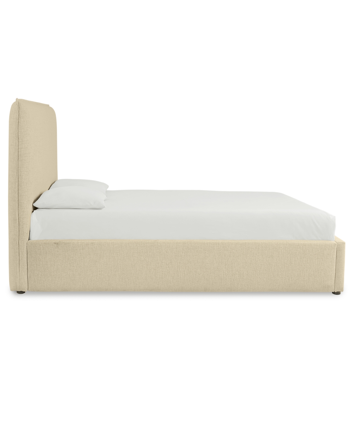 Furniture Marcel 64" Upholstered Flanged Seam Full Bed