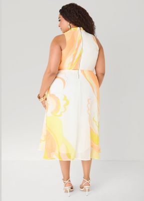 ashley stewart midi dresses Ashley Stewart Women's Plus Bleted Faux Wrap Dress, Sizes 10/12-26/28
