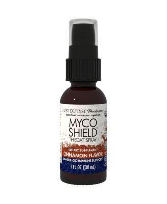 MycoShield Throat Spray - Immune Health Support with Chaga, Reishi, Turkey Tail and More - Winter Mist, 1 fl oz (71 Servings)