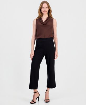 Women's Black Pull-on Dress Pants & Trousers