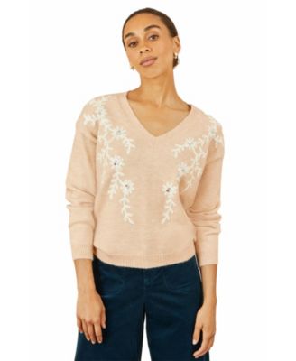 Women's Floral Knitted Jumper