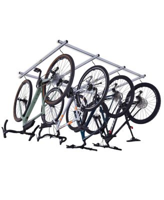 Cycle Glide Ceiling Bike Rack, 4 Bike Capacity Bike Hanging System