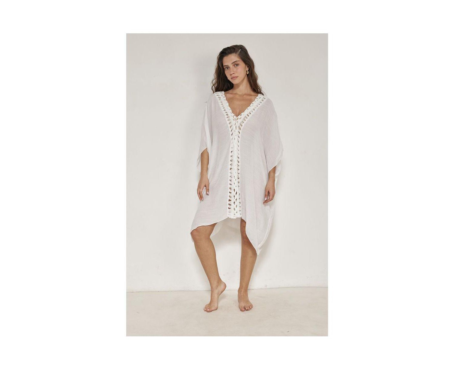 Women's Corfu Short Kaftan Cover-Up