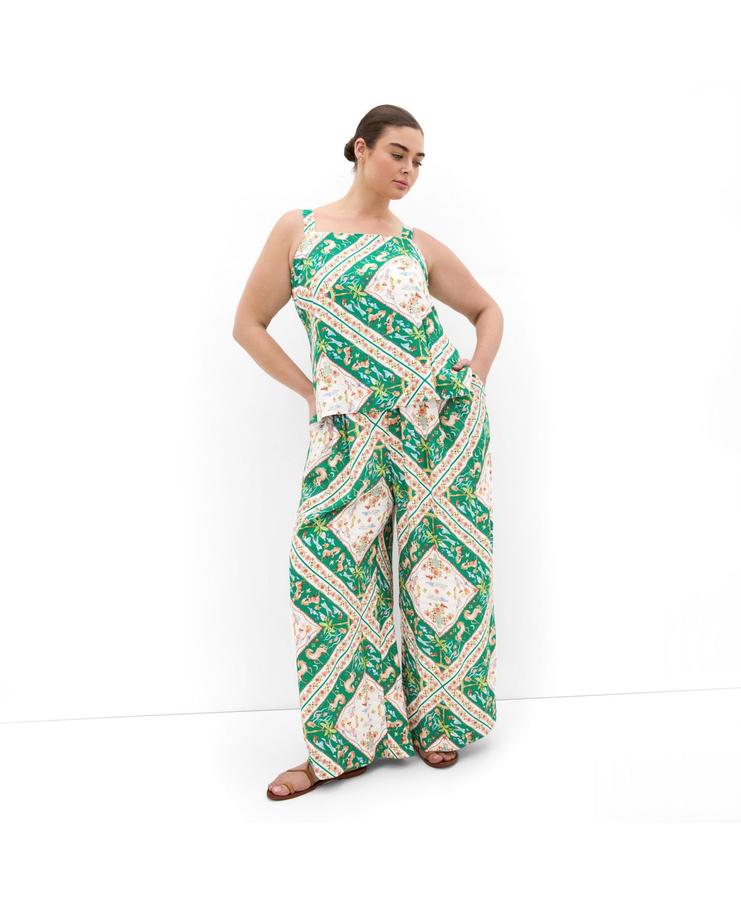 Women's Plus Size Jayla Prairie Print Top
