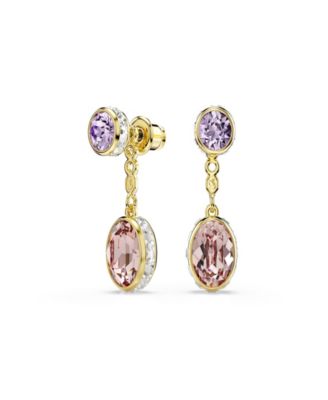 Gold-Tone Plated Chroma Drop Earrings