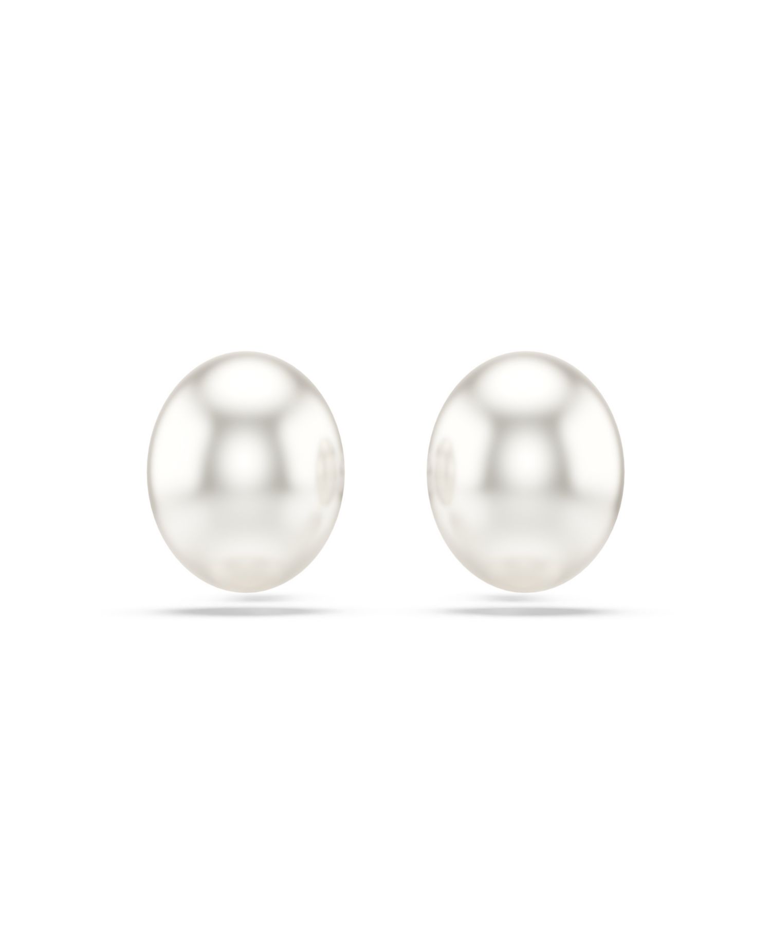 Rhodium-Plated Matrix Stud Earrings