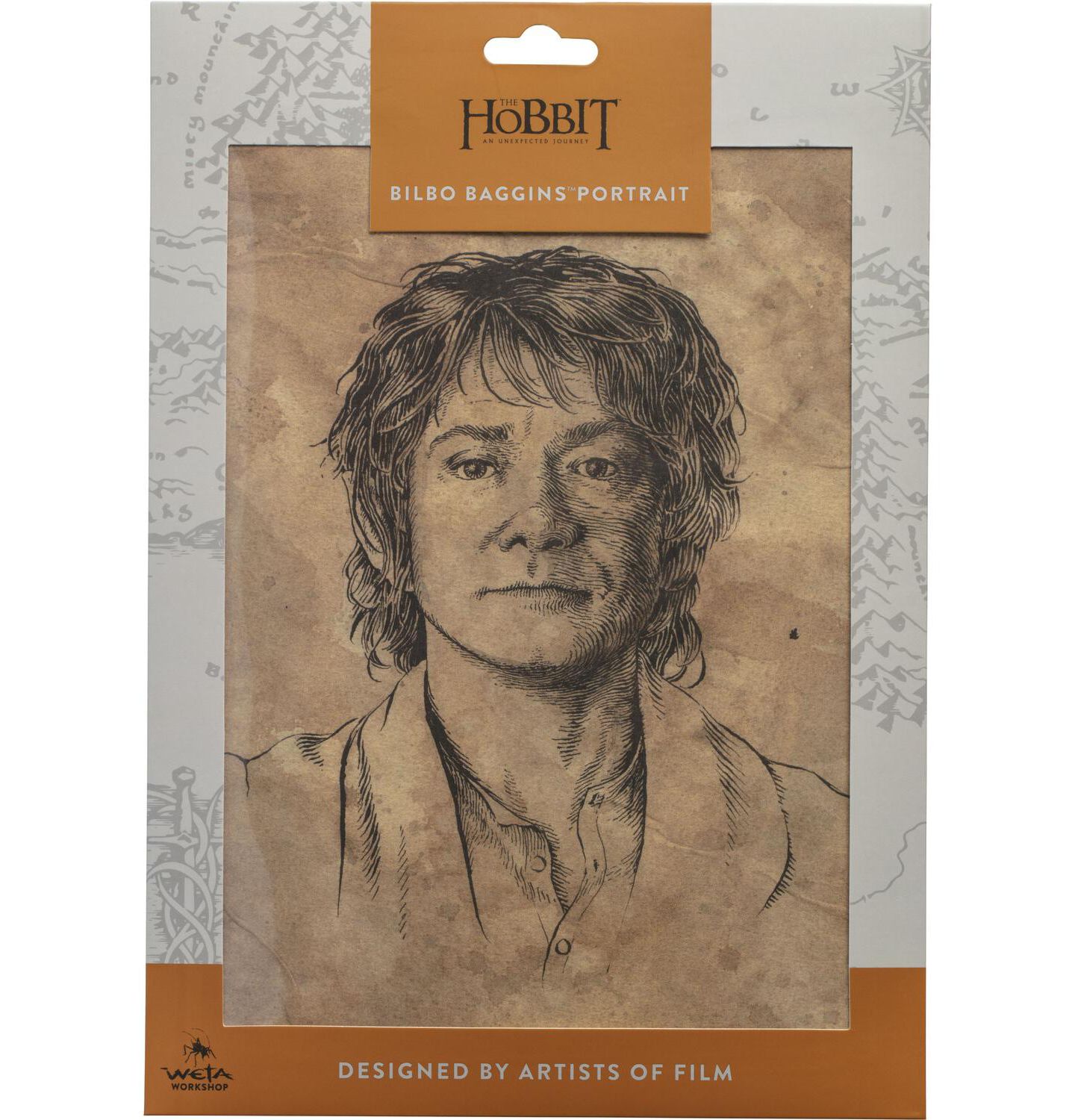 Детские фигурки WETA Workshop The Hobbit Trilogy - Bilbo Portrait Art Print, цвет: Разноцветный — фото 2