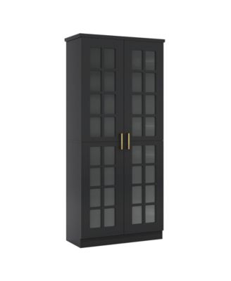Modern Shoe Cabinet with 8 Tier Adjustable Storage Shelves