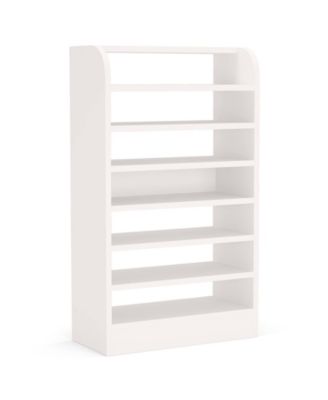 Wooden Shoe Shelf with 8 Tier Storage for Entryway Closet