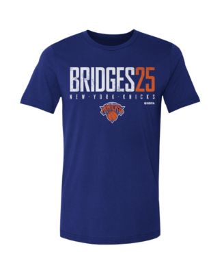 Men's Mikal Bridges Blue New York Knicks Elite Player T-Shirt
