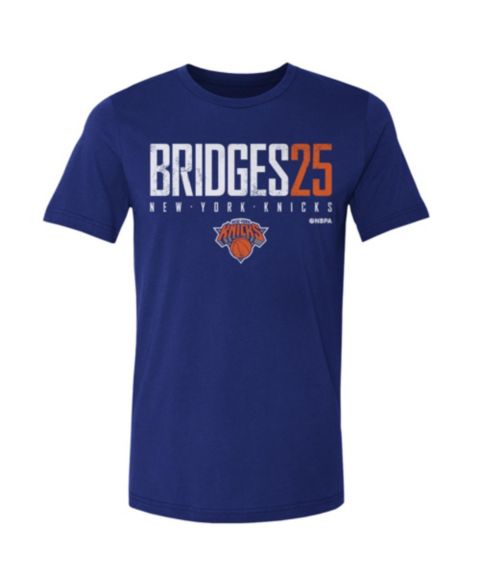 Мужская футболка 500 Level Mikal Bridges Blue New York Knicks Elite Player
