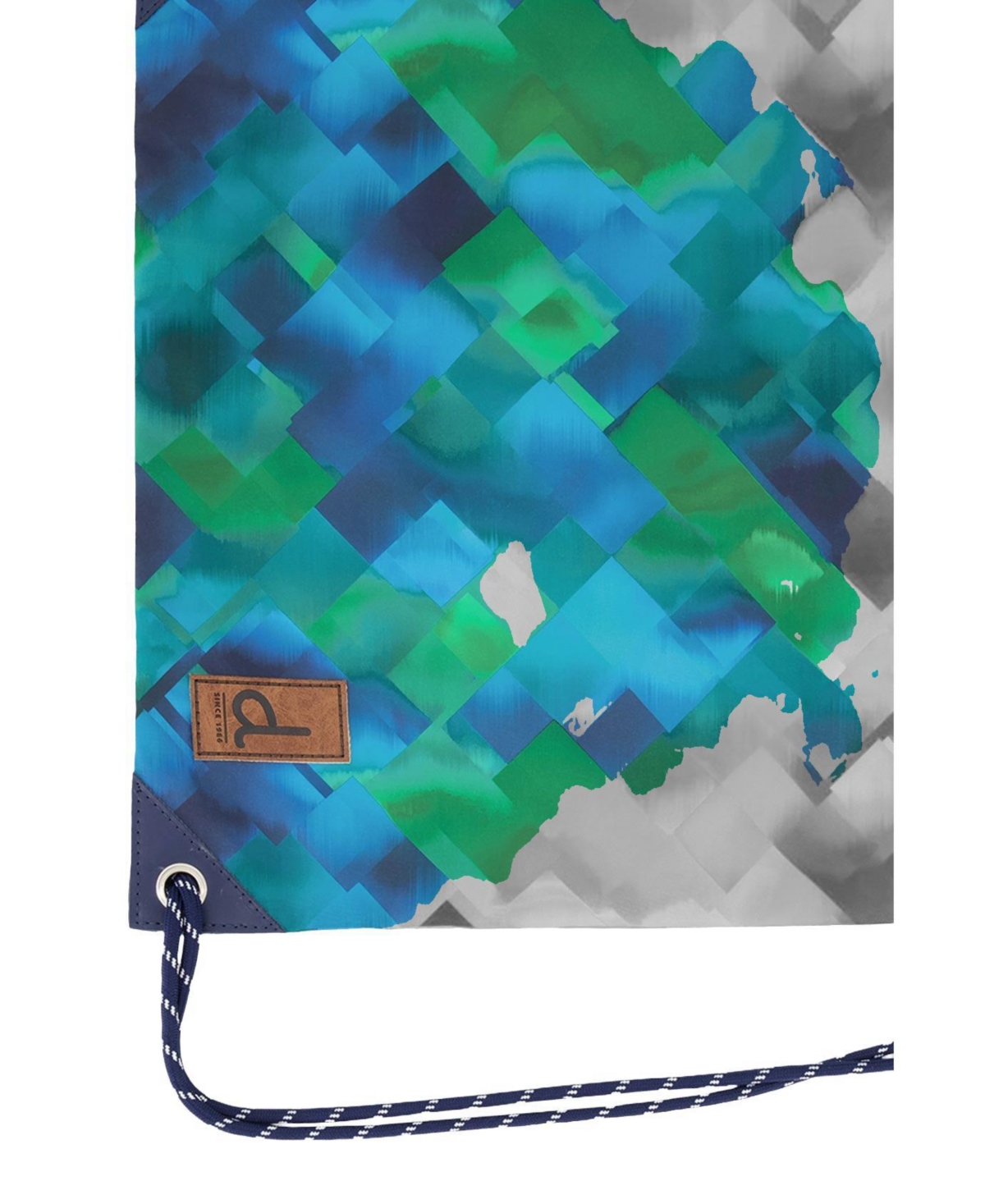 Deux par Deux Little Boy Diamond Sporty Durable Everyday Drawstring Bag