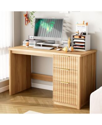 Computer Desk With File Drawers And Storage Drawers