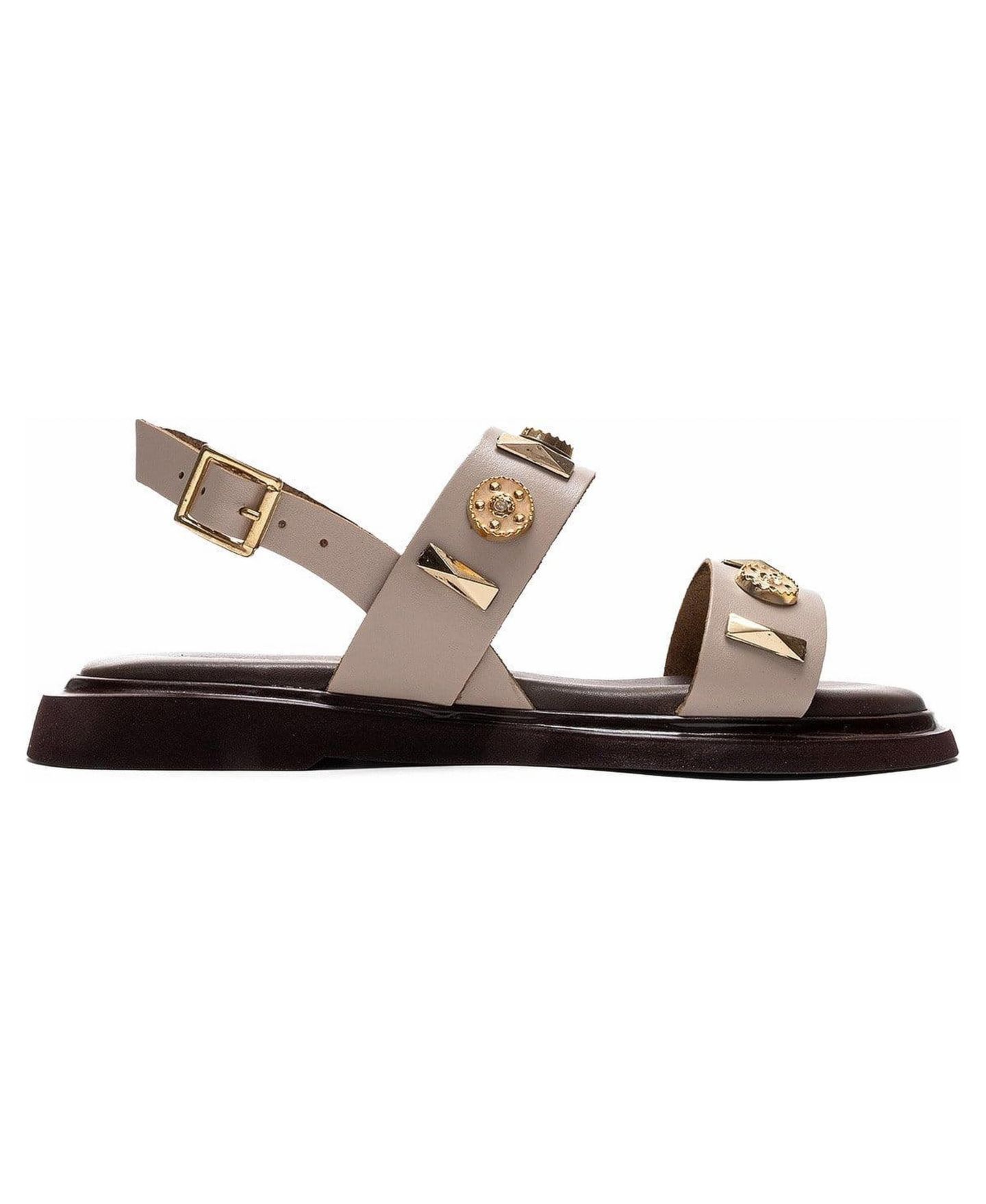 Женские сандалии Forever & Always Shoes Libera Leather, цвет: Бежевый — фото 2