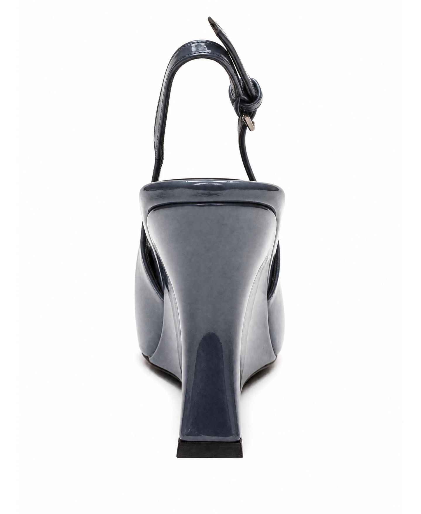 Женские туфли Prologue Shoes Felon Slingback Wedge Pump, цвет: Синий лаковый — фото 3