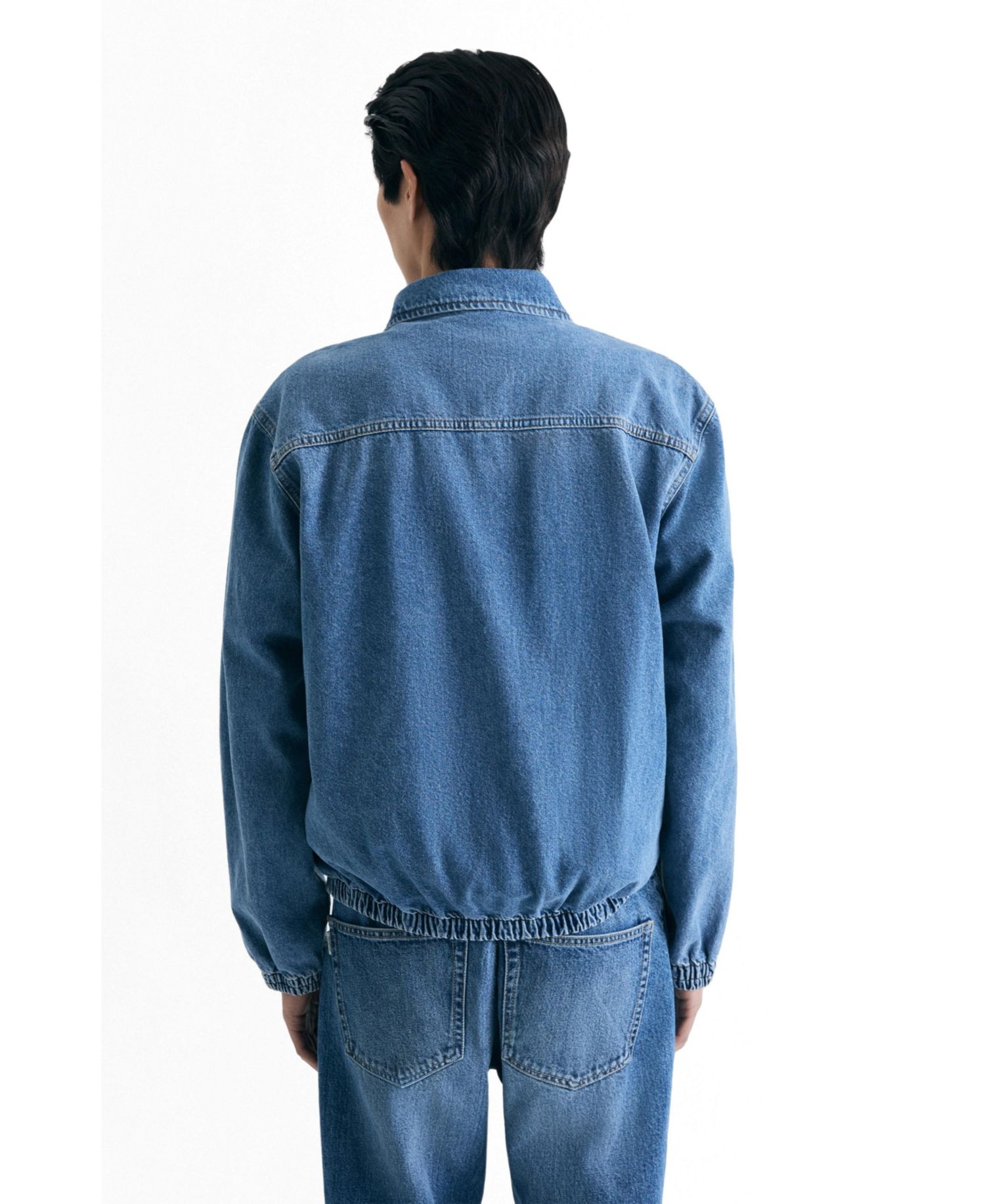 Women's Denim Bomber Jacket