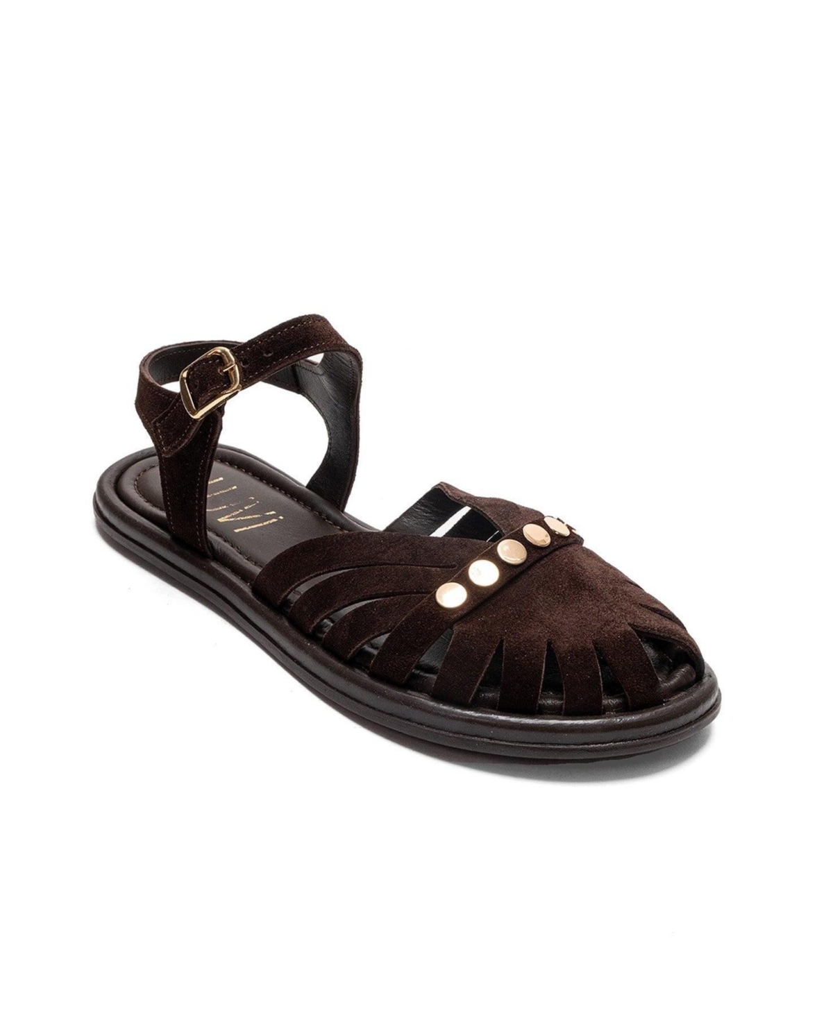Forever & Always Shoes Chiela Leather Ankle Strap Sandal