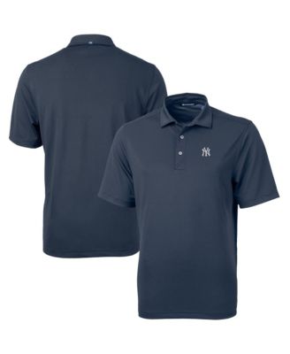 Men's Navy New York Yankees Virtue Eco Pique Polo Shirt