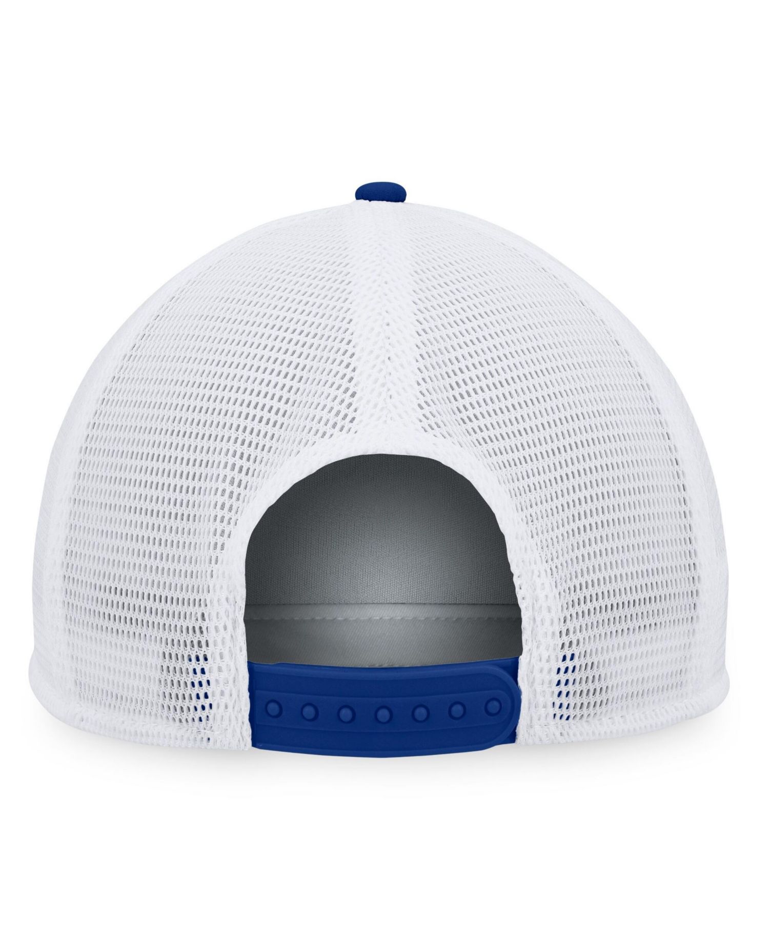 Men's Blue/White Toronto Maple Leaf Foam Front Patch Trucker Snapback Hat
