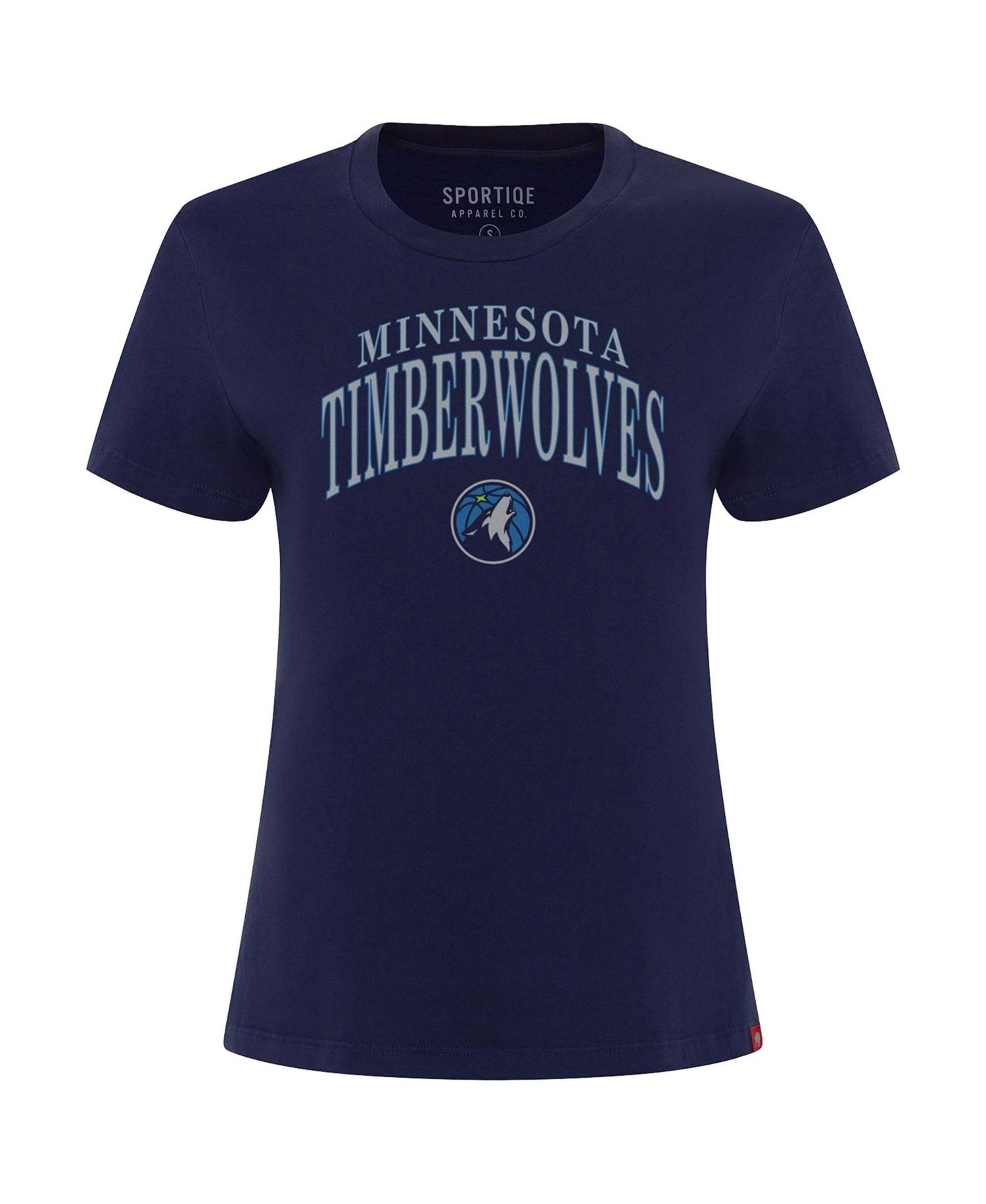 Women's Navy Minnesota Timberwolves Arcadia Boxy T-Shirt