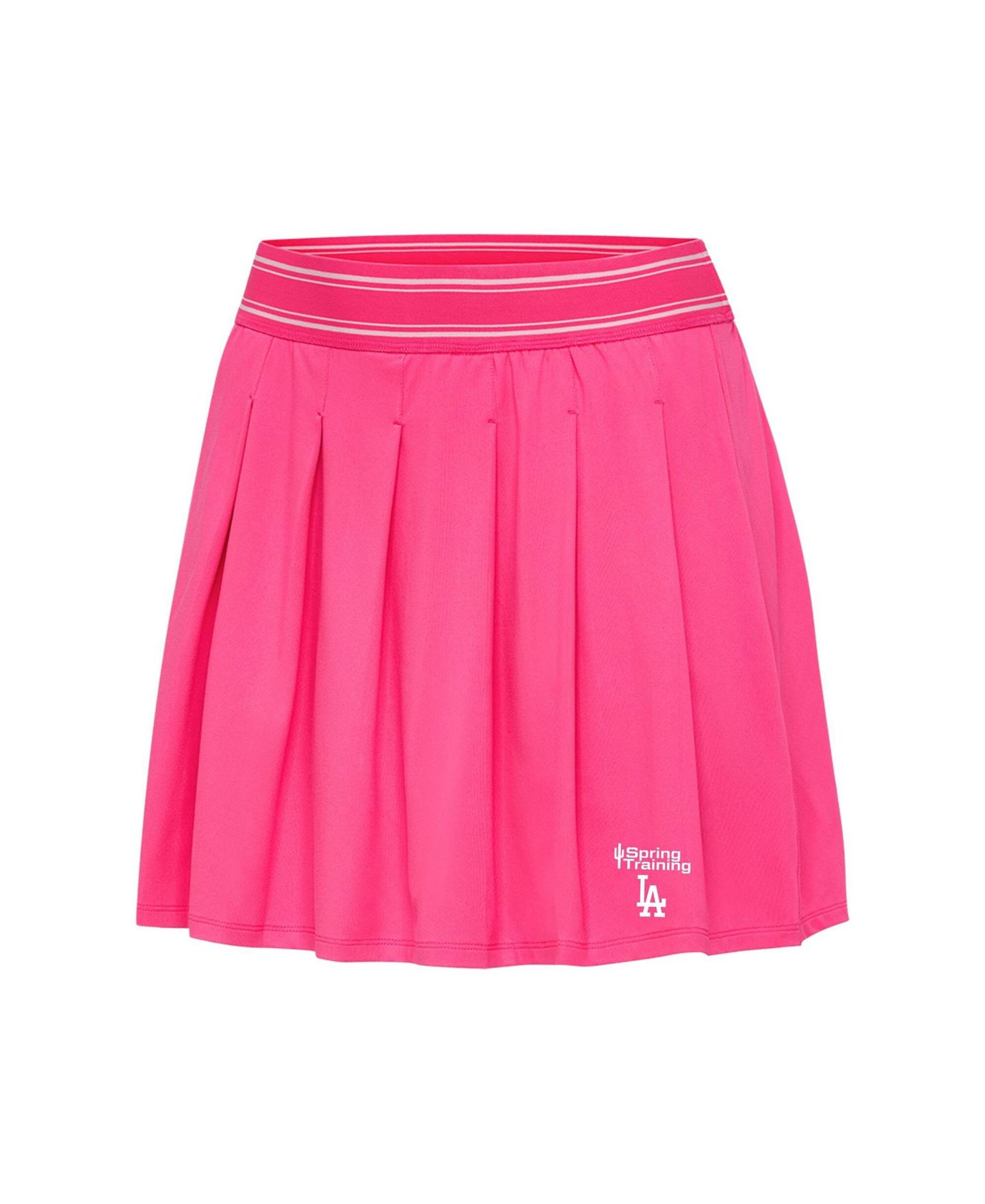 Женская юбка-шорты Antigua Pink Los Angeles Dodgers Spring Training Retro Skort — фото 2