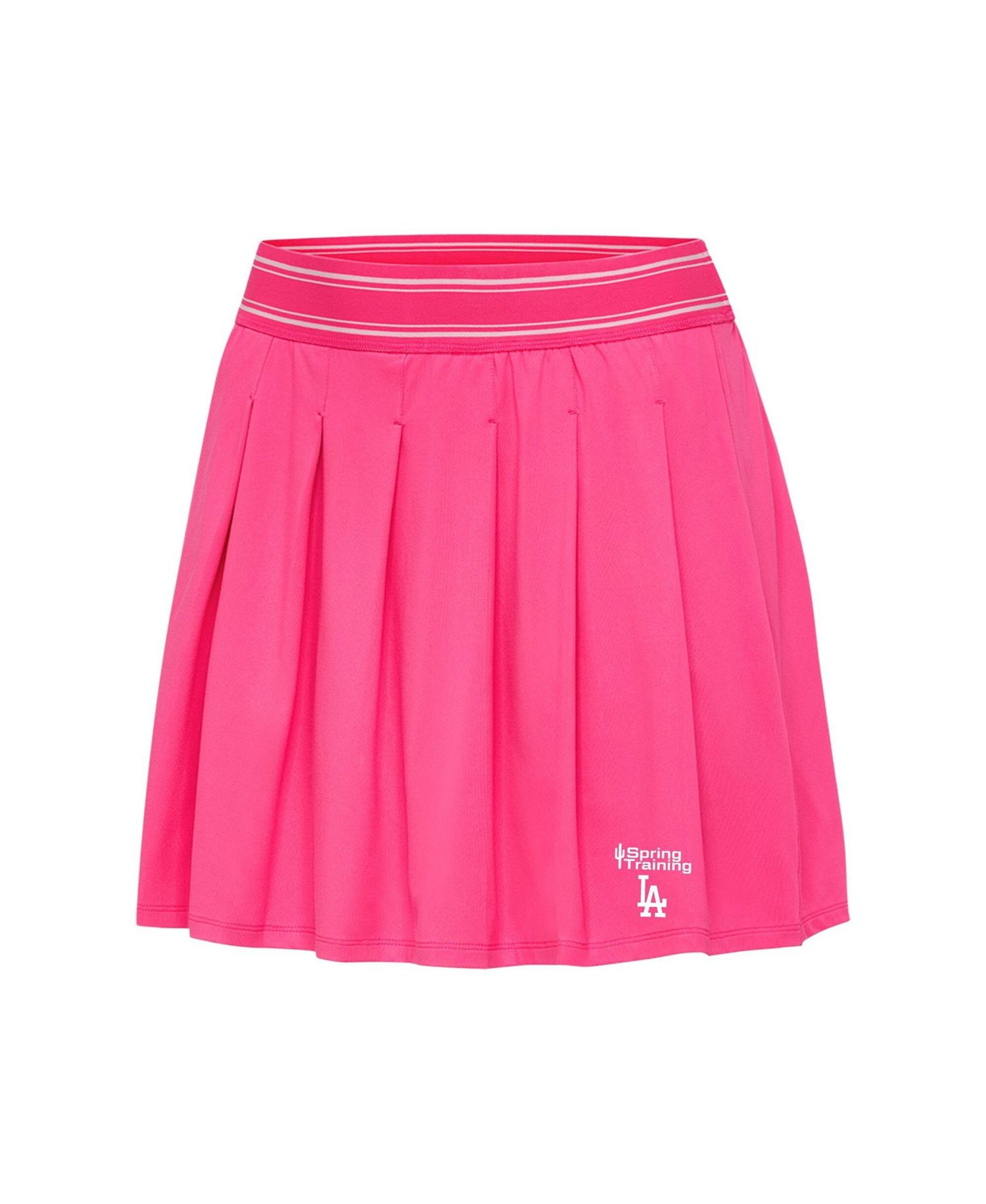 Women's Pink Los Angeles Dodgers Spring Training Retro Skort