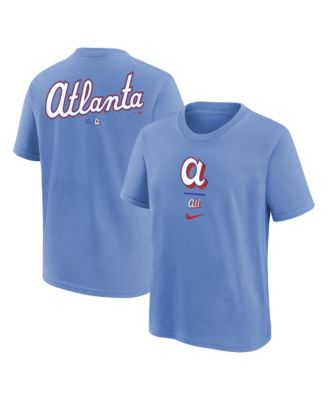 Big Boys and Girls Powder Blue Atlanta Braves 2026 City Connect T-Shirt