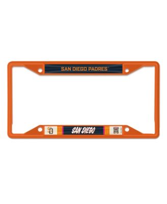 San Diego Padres 2026 City Connect Laser Cut Metal License Plate Frame