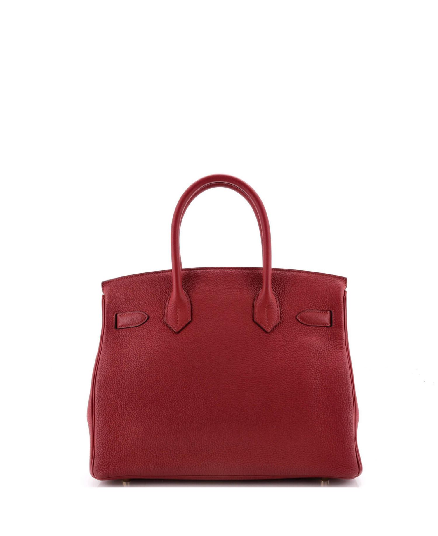 Birkin 30 Handbag Red Togo with Gold Hardware