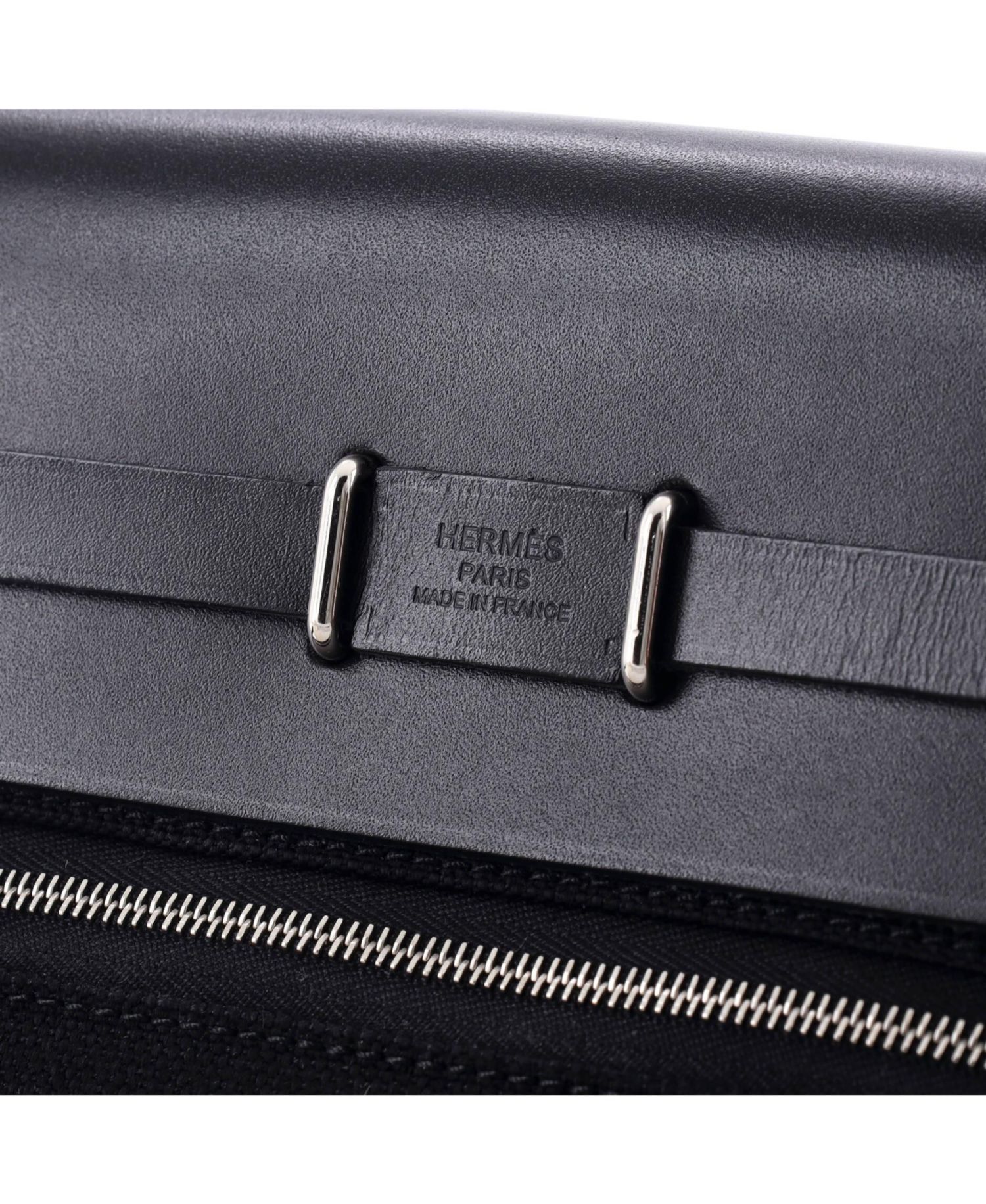 20 Herbag Zip Toile and Leather