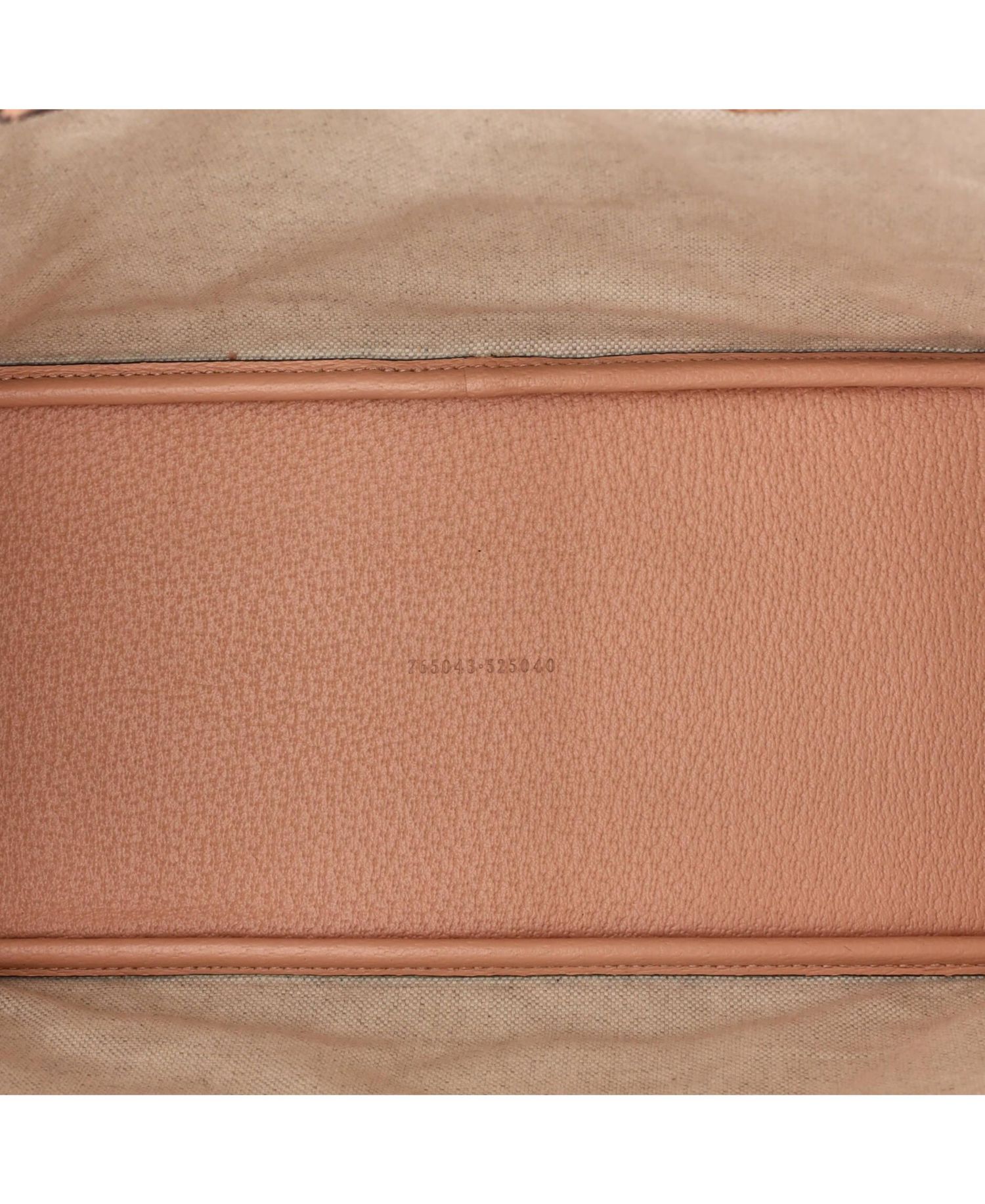 Small Ophidia Top Handle Tote Coated Canvas with Leather