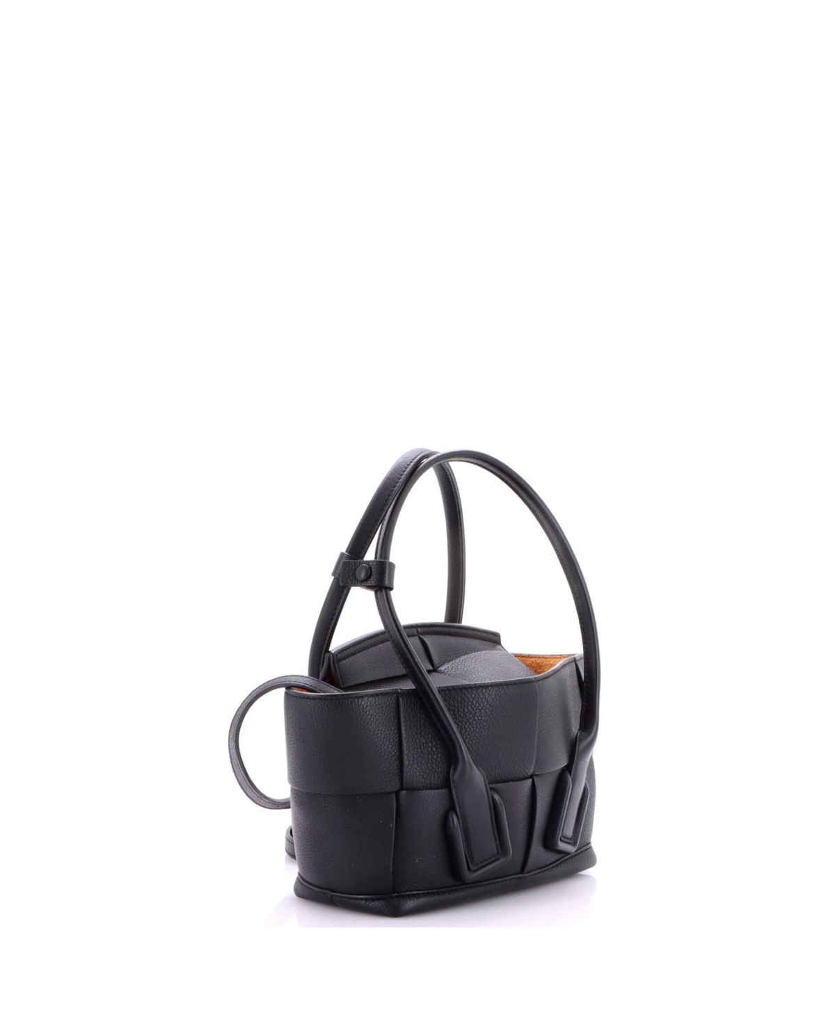 Pre-Owned Bottega Veneta Small Arco Bag Maxi Intrecciato Leather