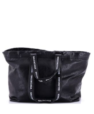 Medium Carry Shopper Tote Leather