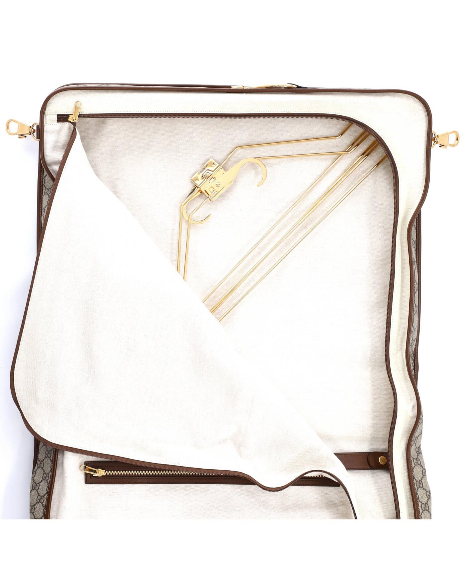Retro Interlocking G Garment Bag GG Coated Canvas