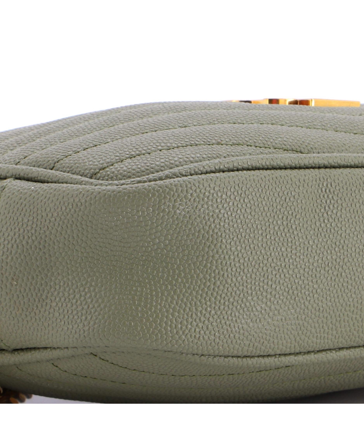 Pre-Owned Saint Laurent Mini Lou Camera Bag Matelasse Chevron Leather