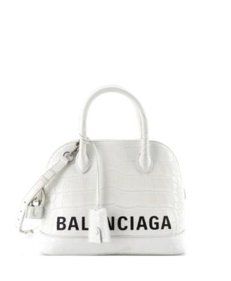 Small Logo Ville Bag Embossed Leather
