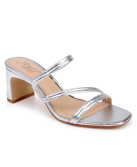 Женские сандалии Jewel Badgley Mischka Women's Zazie Slip-On Dress Sandals