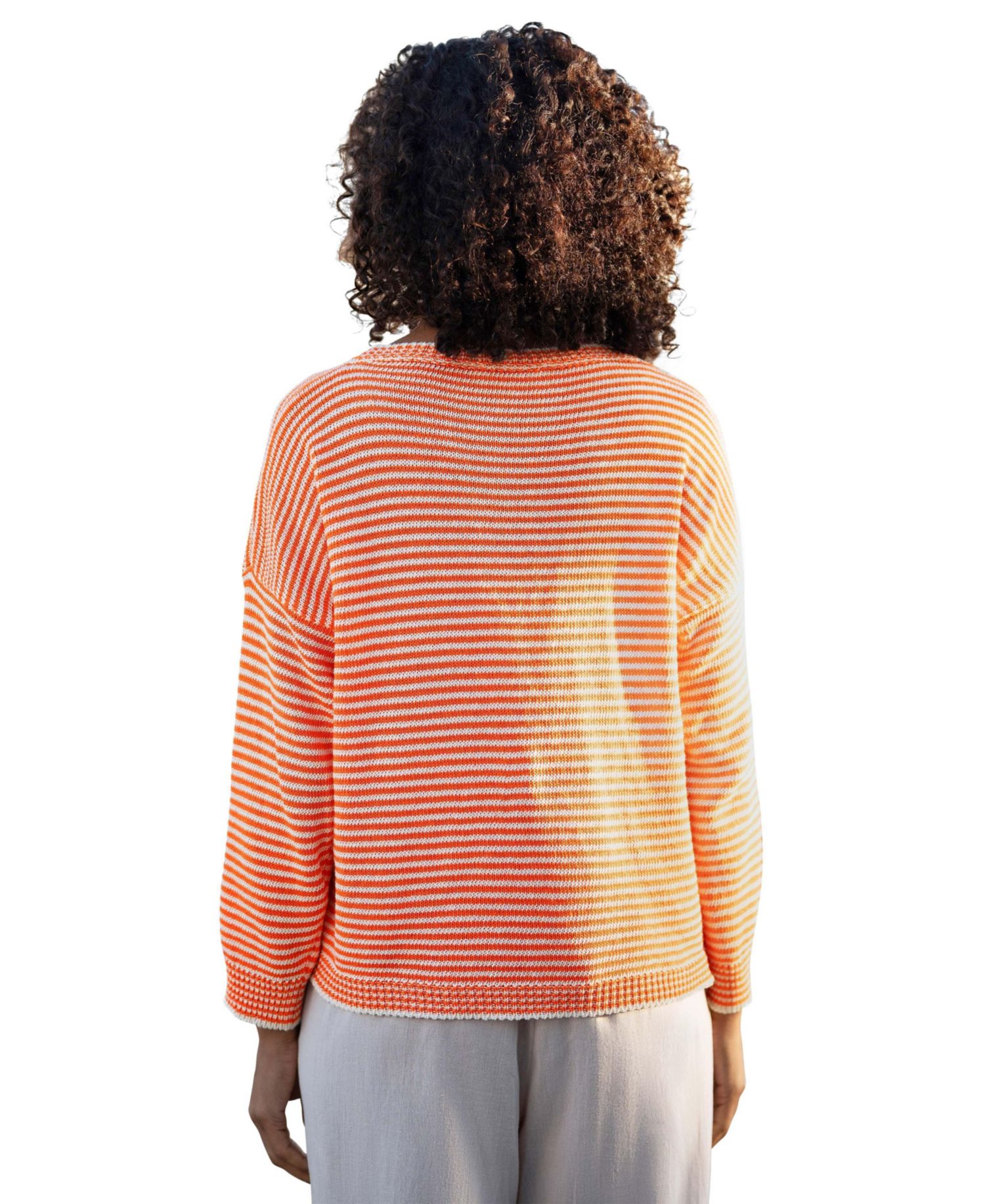 Women's Knitted Stripe Relaxed Jumper