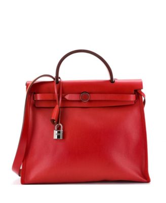 31 Herbag Zip Berline Vache Canvas and Leather